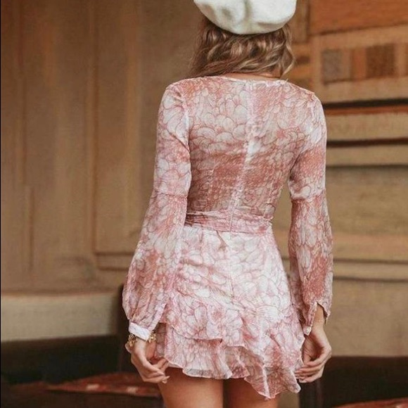 Sonja Morgan Riley Ruffle Mini Dress - Picture 2 of 5